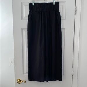 Black Pencil Midi Pants by Kourt.